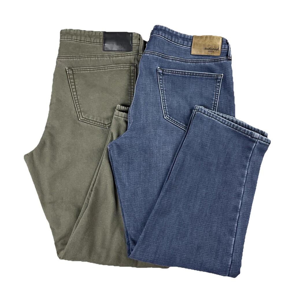 Lot 2 Weatherproof Vintage Lined Thermal Winter Cold Weather Jeans Men's 40 X 32